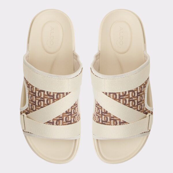 Deniels Medium Beige Men's Slides - 画像 (6)