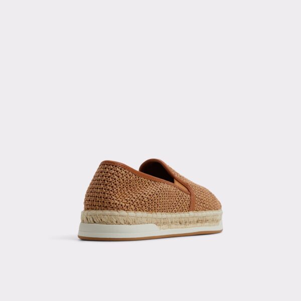 Johnney Cognac Textile Raffia Men's Espadrilles - 画像 (2)