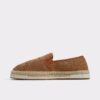 Johnney Cognac Textile Raffia Men's Espadrilles - 画像 (3)