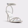 Manaelden Silver Women's Heeled Sandals - 画像 (5)