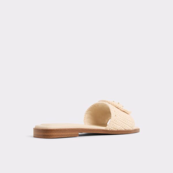Sabbia Light Beige Women's Flat Sandals - 画像 (2)