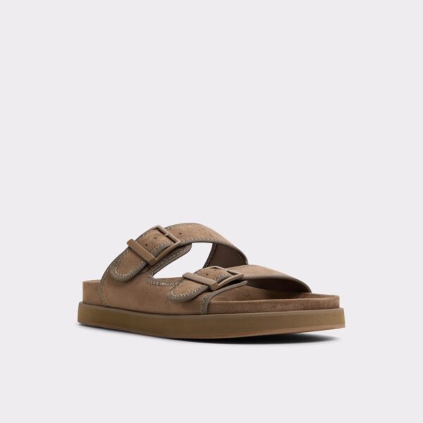 Sunnyside Light Brown Men's Slides - 画像 (4)